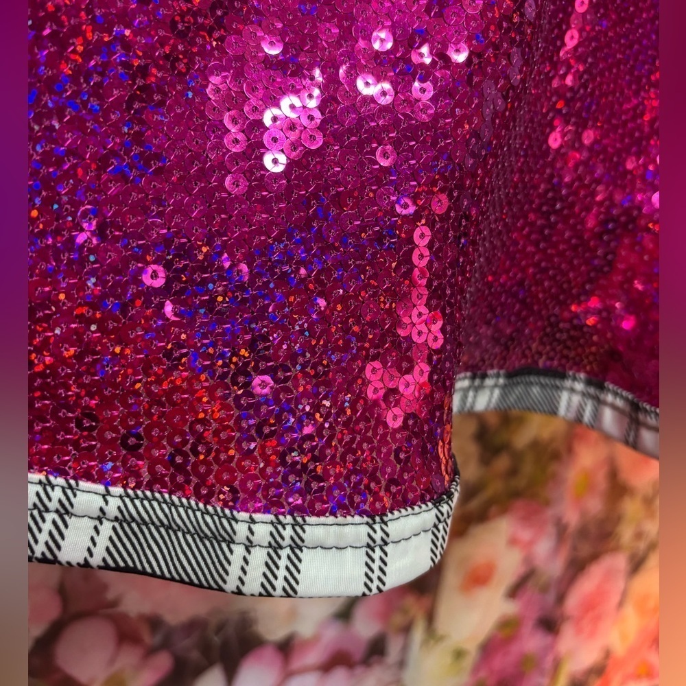 Weissman Black Plaid and Pink Sequin Kids Costume - Picture 4 of 8